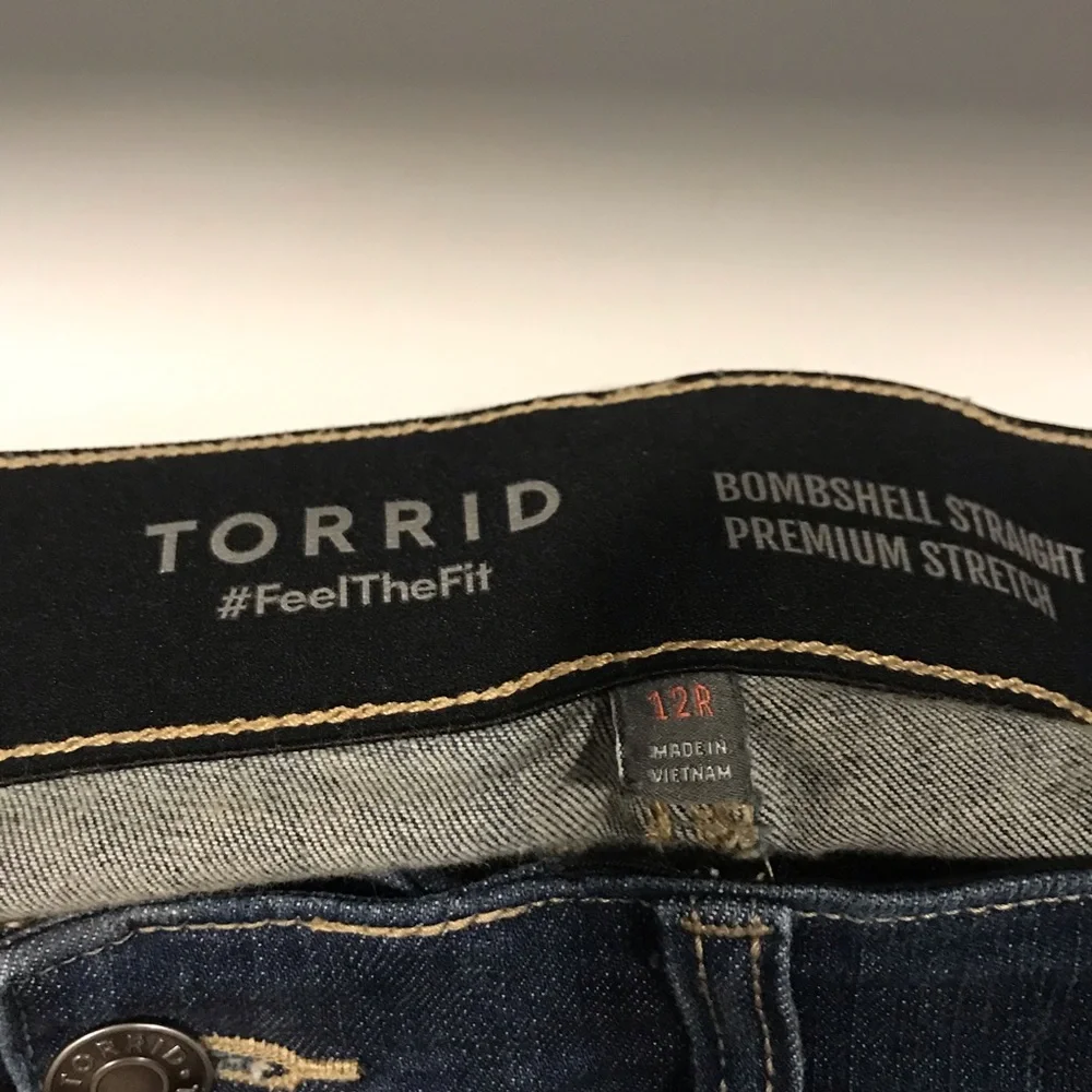 Torrid Bombshell Straight High-Rise Jean - Picture 4 of 8